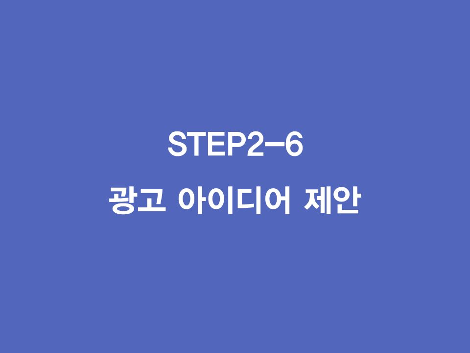 STEP2-6 광고 아이디어 제안