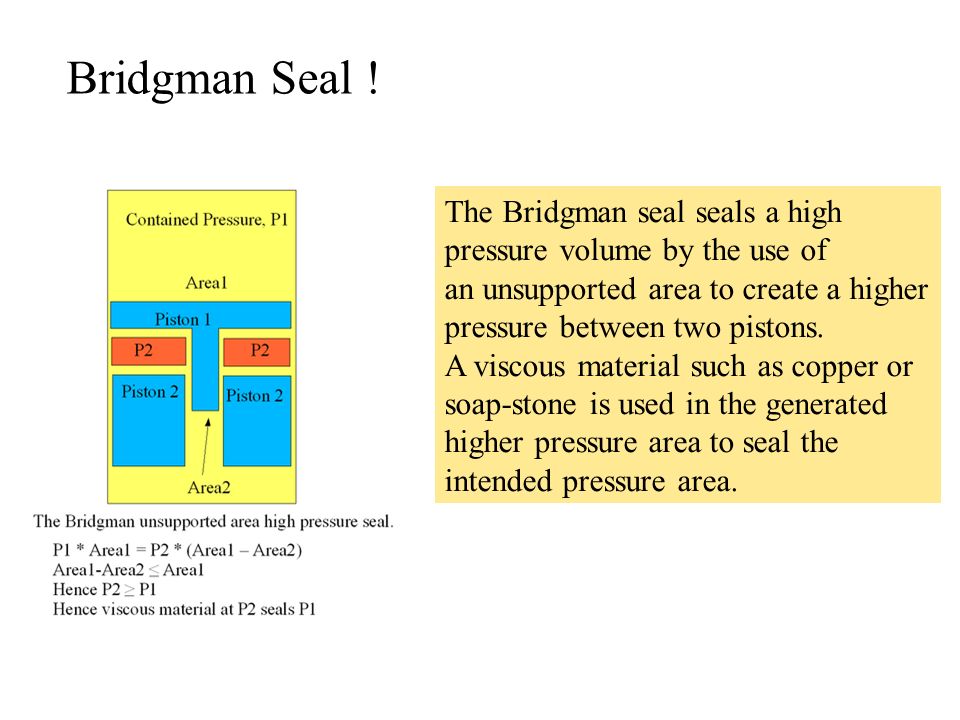 Bridgman Seal .